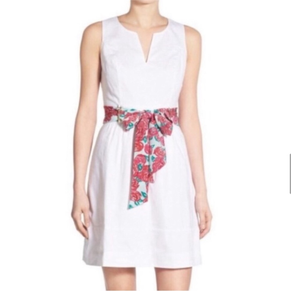 Vineyard Vines Kentucky Derby White Dress 0